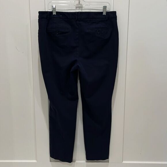Talbots Navy High Waist Straight Leg Pants - Picture 2 of 10